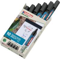 Viltstift edding 31 EcoLine voor flipover rond 1.5-3mm zwart | 10 stuks - thumbnail