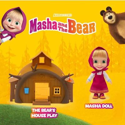 Michka's Huis - GPTOYS - MASHA & MICHKA - MHA22 - 2 beeldjes inbegrepen + 15 accessoires - Vanaf 3 jaar