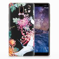 Nokia 7 Plus | TPU Hoesje | Bird Flowers - thumbnail
