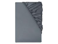LIVARNO Satijnen hoeslaken 140-160 x 200 cm (Antraciet) - thumbnail