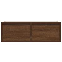 Tv-meubel met LED-verlichting 75x35,5x25 cm bruin eikenkleur - thumbnail