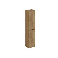 Thebalux Hoge kast 165x35x29 2x dichte deur 1x greeplijst Hout in kleur meubel links draaiend t.b.v. Type 1/3/5/9 7TY35027RY - thumbnail