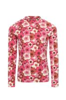 LOOXS Little Zomer t-shirt meisjes floral - Camo rood - thumbnail