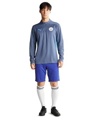 Manchester City 1/4-Zip Trainingspak Senior 2024/2025 - Maat XL - Kleur: Donkerblauw | Soccerfanshop