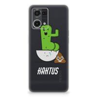 OPPO Reno7 4G Telefoonhoesje met Naam Cactus Poo - thumbnail