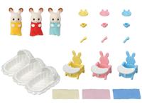 Sylvanian Families drieling Chocoladekonijn verzorgingsset - thumbnail