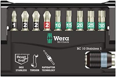 Wera Bit-Check 10 Stainless 1, 10 -delig - 1 stuk(s) - 05071110001 - thumbnail
