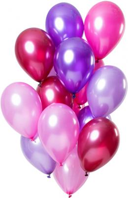 Ballonnen Set Berry Pink Metallic Premium 30cm - 15 Stuks