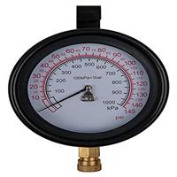 KS Tools 150.2326 Manometer Ø 100,0 mm, 0 - 10 bar met 1/4 snelkoppeling - thumbnail
