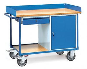 Fetra Hauptartikel 2436 Tafel en kabinetwagen Staal Poedercoating Laadvermogen (max.): 400 kg Stralend blauw (RAL 5007) Fetra Hauptartikel 2436 Tafel en kabinetwagen Staal Poedercoating Laadvermogen (max.): 400 kg Stralend blauw (RAL 5007)