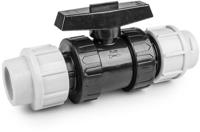 Kogelafsluiter voor PE/tyleen - 25mm - 16 bar - thumbnail