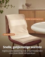 Duux Mellow Long Chair Pad (40 x 110) Elektrische deken Beige - thumbnail