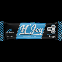 XXL Nutrition N&apos;Joy Protein bar Cookies & Cream 55g bij Jumbo - thumbnail