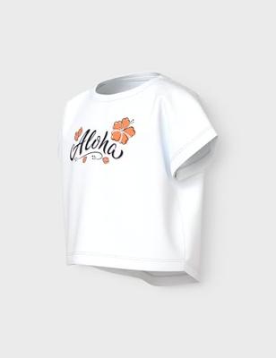 Name it zomer crop top meisjes - wit - NkfVilma - thumbnail