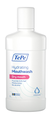 Hydraterende mondspoeling droge mond unflavoured