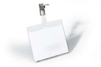 Durable 800319 Naamplaatje 8003 (b x h) 90 mm x 60 mm draaibare clip 25 stuk(s)