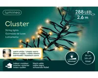 Lumineo Clusterverlichting 2.6m 288led Warm wit/ Klassisk warm - thumbnail