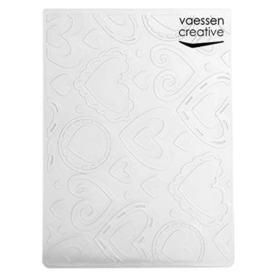 Vaessen Creative • embossing folder geschulpte harten