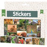 W&O stickerdoos junior 16 x 11,5 cm papier beige/wit 65 stuks - thumbnail