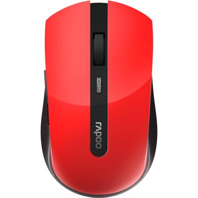 Rapoo 7200M Multimodus Draadloze Optische Muis Rood Rapoo 7200M Multimodus Draadloze Optische Muis Rood