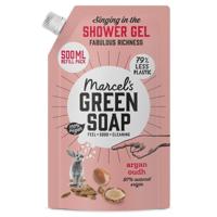 Marcel's Green Soap Showergel argan & oudh navulling 500 Milliliter - thumbnail