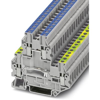 Phoenix Contact 3046731 Doorgangsserieklem 5.2 mm Schroeven Grijs 50 stuk(s)