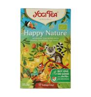 Yogi Tea Happy nature bio 17 Zakjes - thumbnail