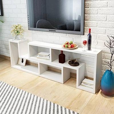Tv-meubel dubbel L-vormig wit