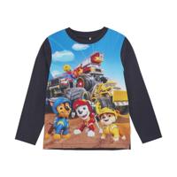 Minymo Jongens t-shirt LS - Blauw - thumbnail