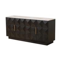 Richmond Dressoir 'Claremont' Eiken en travertin, 170cm - thumbnail
