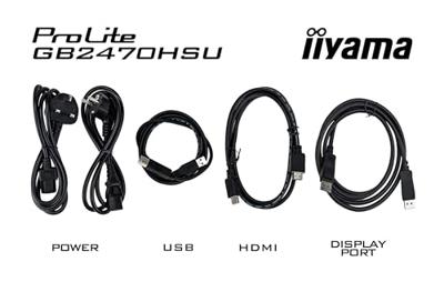 iiyama G-MASTER GB2470HSU-B6 computer monitor 60,5 cm (23.8") 1920 x 1080 Pixels Full HD LCD Zwart