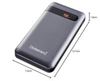 Intenso PD10000 Powerbank 10000 mAh Quick Charge 3.0, USB PD 3.0 LiPo Zwart Statusweergave - thumbnail