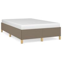 Bedframe zonder matras 120x190 cm stof taupe - thumbnail