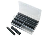 TRU COMPONENTS 1566431 Krimpkous assortiment Zwart Krimpverhouding: 6:1 12 onderdelen - thumbnail