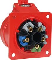 SIROX CEE-ABD 16A, 5p.6h, 400V, IP44 rot, ger,SIROX,FL70x70,LM56x56 603.156 CEE-opbouwdoos 16 A 400 V 1 stuk(s) - thumbnail