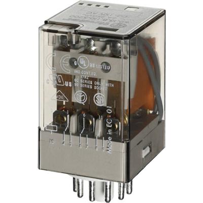 Finder 60.13.8.120.0040 Steekrelais 120 V/AC 10 A 3x wisselcontact 1 stuk(s) Piece Finder 60.13.8.120.0040 Steekrelais 120 V/AC 10 A 3x wisselcontact 1 stuk(s) Piece