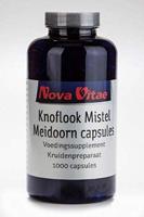 Nova Vitae Knoflook mistel / maretak meidoorn 1000 Capsules - thumbnail