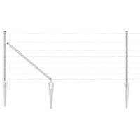 Weidehekwerk Zilver 25 x 0.8 m Gegalvaniseerd staal - thumbnail