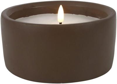 Ledkaars Patio ro 15x15x8 cm bruin Countryfield - Countryfield