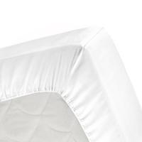 Cinderella single-split topper jersey 200x200/210 white tot 15cm - thumbnail