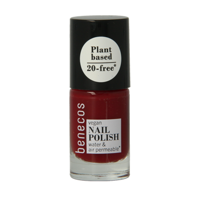 Benecos natural beauty Vegan nail polish cherry red 20-free plantbased 5 Milliliter
