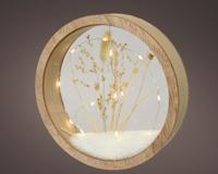 Lumineo Microled Rond Frame Naturel Warm Wit 18x4Cm - thumbnail