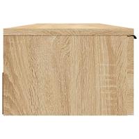 Wandkast 102x30x20 cm bewerkt hout sonoma eikenkleurig - thumbnail