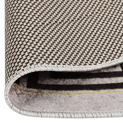 VidaXL Vloerkleed wasbaar anti-slip ø120 cm lichtbeige - thumbnail