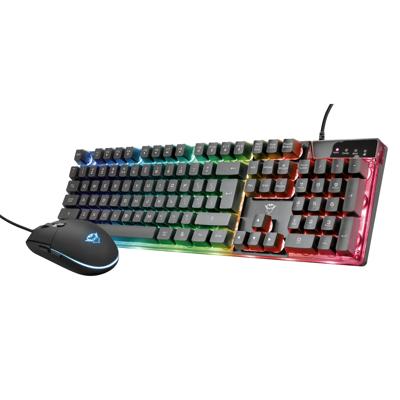 Trust GXT 838 Azor Gaming Combo - Keyboard met Muis Toetsenbord Zwart - thumbnail