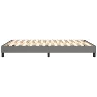 Bedframe zonder matras stof donkergrijs 140x190 cm - thumbnail
