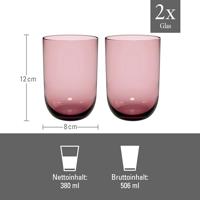 LIKE BY VILLEROY & BOCH - Like Grape - Longdrinkglas 0,45l set/2 - thumbnail