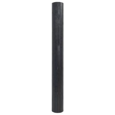 Vloerkleed rechthoekig 100x200 cm bamboe grijs
