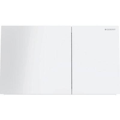 Geberit Drukplaat Sigma 70 Frontbediening 2-toets Glas Wit