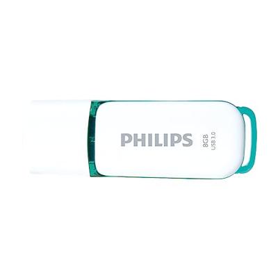 Philips FM08FD75B USB flash drive 8 GB USB Type-A 3.0 (3.1 Gen 1) Turkoois, Wit Philips FM08FD75B USB flash drive 8 GB USB Type-A 3.0 (3.1 Gen 1) Turkoois, Wit